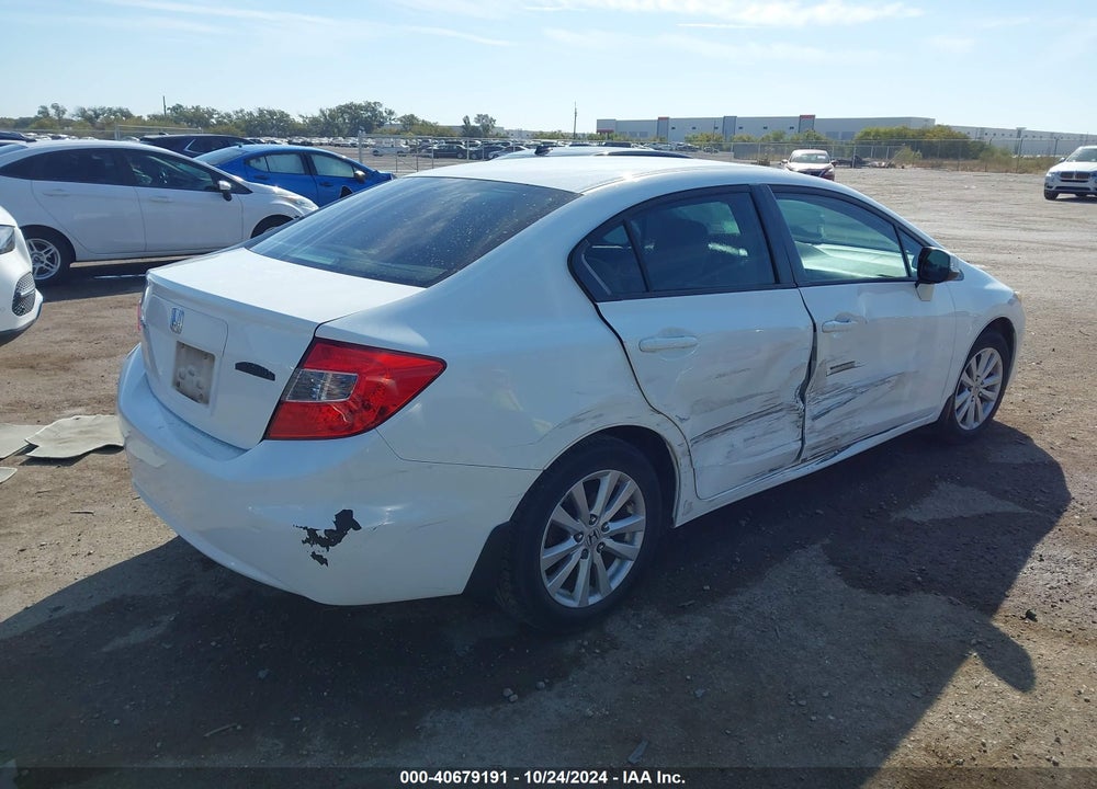 2012 HONDA CIVIC EX VIN: 2HGFB2F8XCH326080