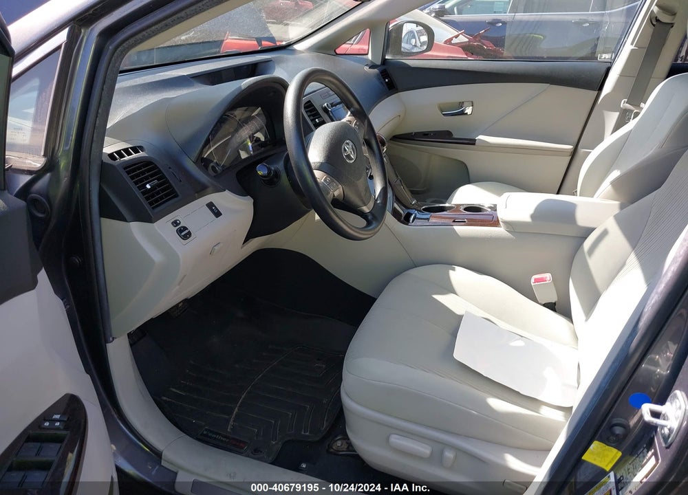 2012 TOYOTA VENZA LE V6 VIN: 4T3ZK3BB3CU051848