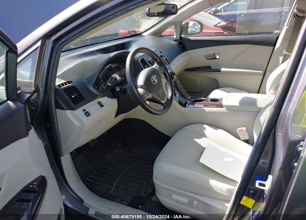 2012 TOYOTA VENZA LE V6 VIN: 4T3ZK3BB3CU051848