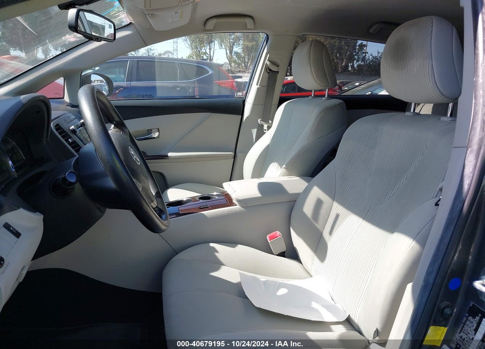 2012 TOYOTA VENZA LE V6 VIN: 4T3ZK3BB3CU051848