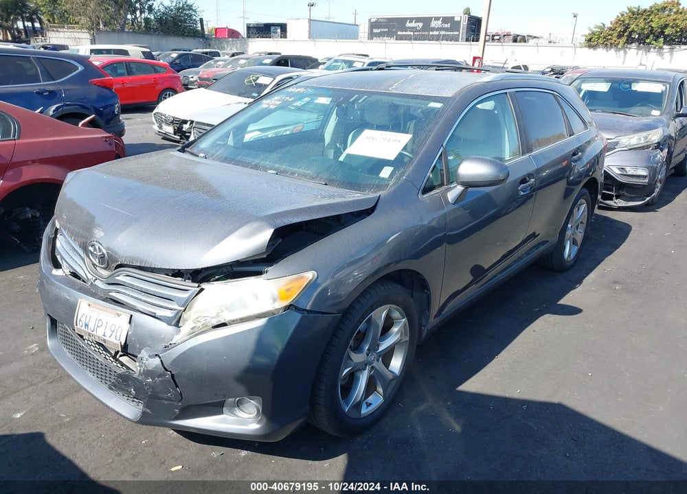 2012 TOYOTA VENZA LE V6 VIN: 4T3ZK3BB3CU051848