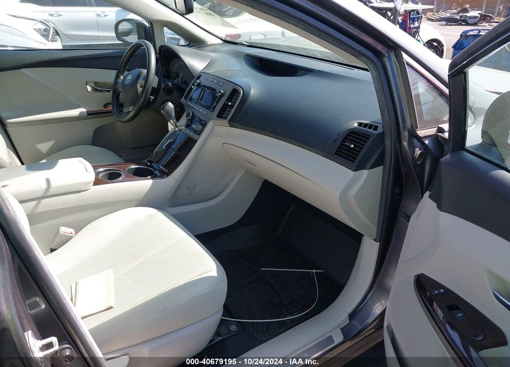 2012 TOYOTA VENZA LE V6 VIN: 4T3ZK3BB3CU051848