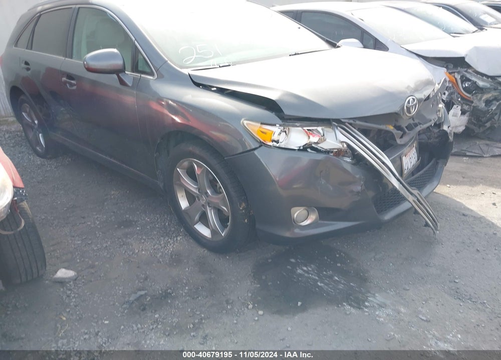 2012 TOYOTA VENZA LE V6 VIN: 4T3ZK3BB3CU051848
