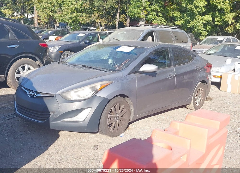 2014 HYUNDAI ELANTRA SE (ULSAN PLANT) VIN: KMHDH4AE6EU030269