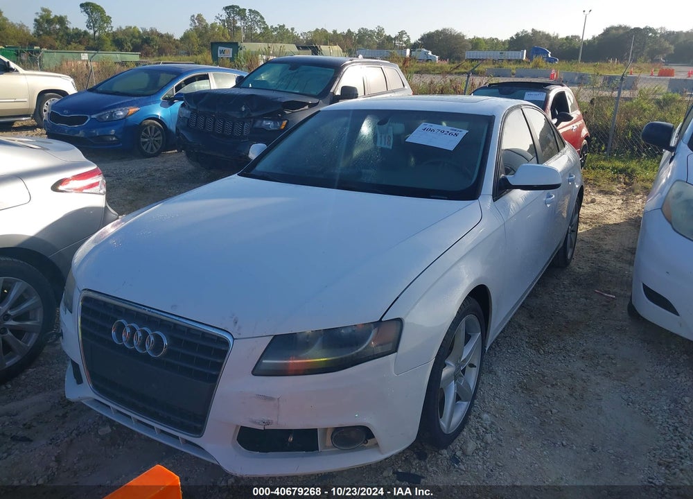 2012 AUDI A4 2.0T PREMIUM VIN: WAUAFAFL2CA118900