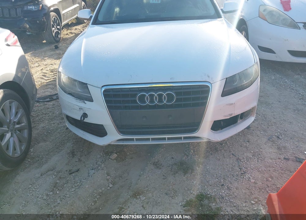 2012 AUDI A4 2.0T PREMIUM VIN: WAUAFAFL2CA118900