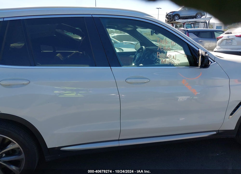 2018 BMW X3 XDRIVE30I VIN: 5UXTR9C57JLD67963