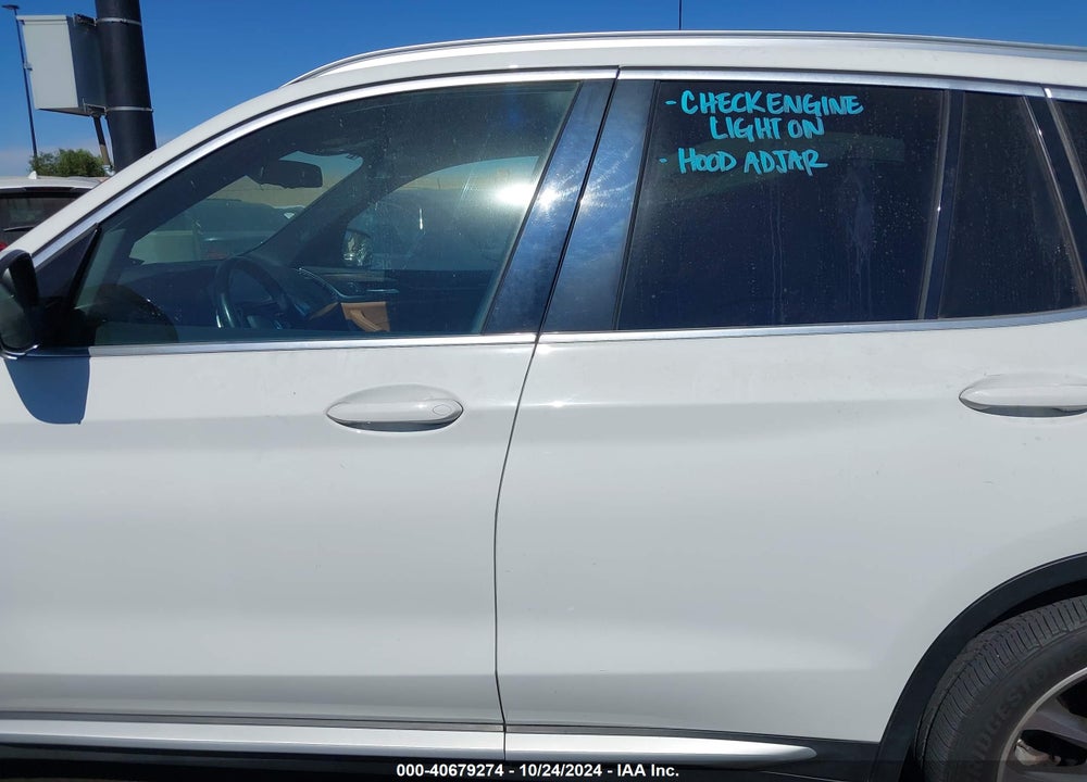2018 BMW X3 XDRIVE30I VIN: 5UXTR9C57JLD67963