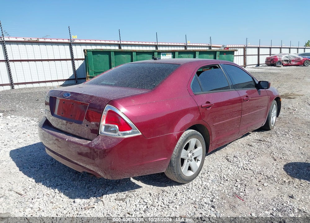2007 FORD FUSION SE VIN: 3FAHP07Z07R194001