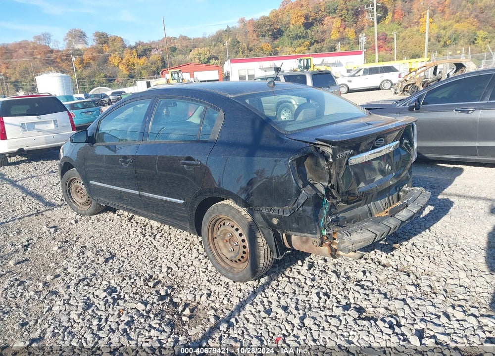 2012 NISSAN SENTRA 2.0 S VIN: 3N1AB6AP8CL664439