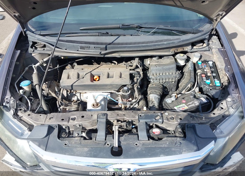 2012 HONDA CIVIC LX VIN: 19XFB2E52CE054304