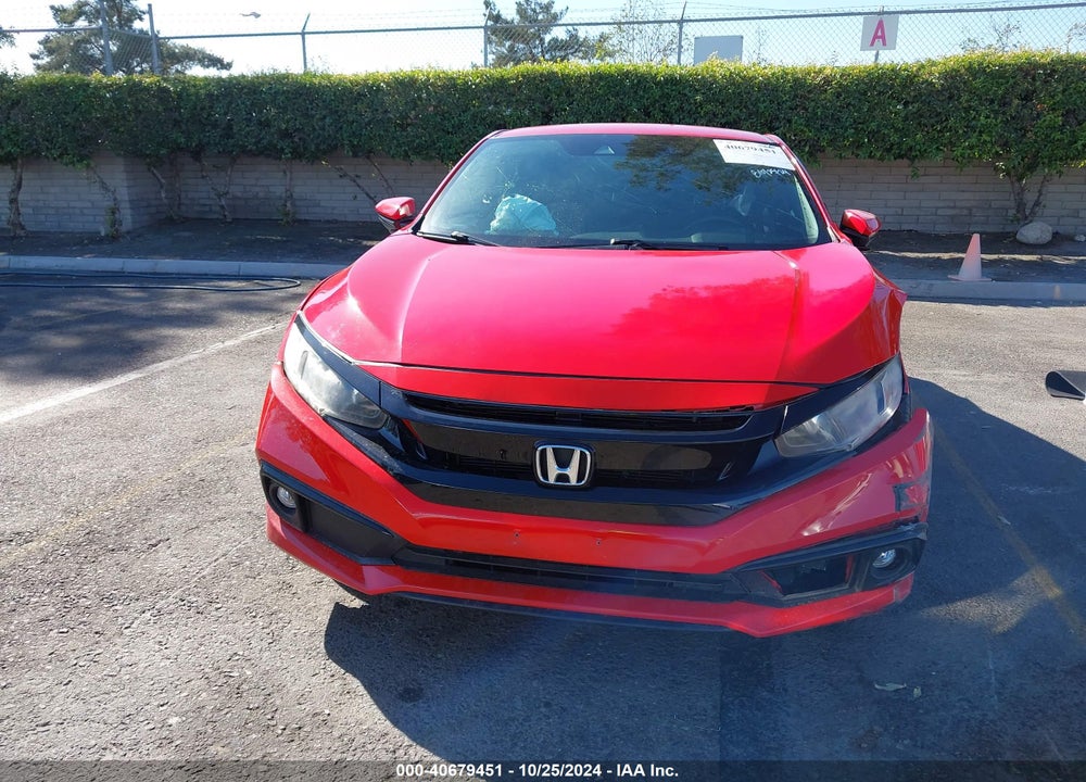 2019 HONDA CIVIC SPORT VIN: 2HGFC4B85KH306610