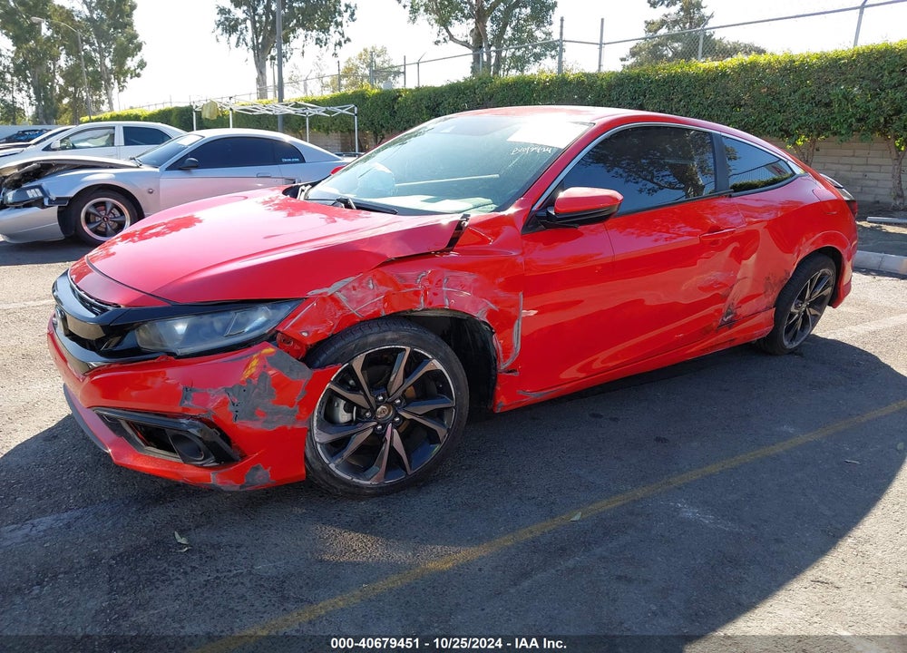 2019 HONDA CIVIC SPORT VIN: 2HGFC4B85KH306610