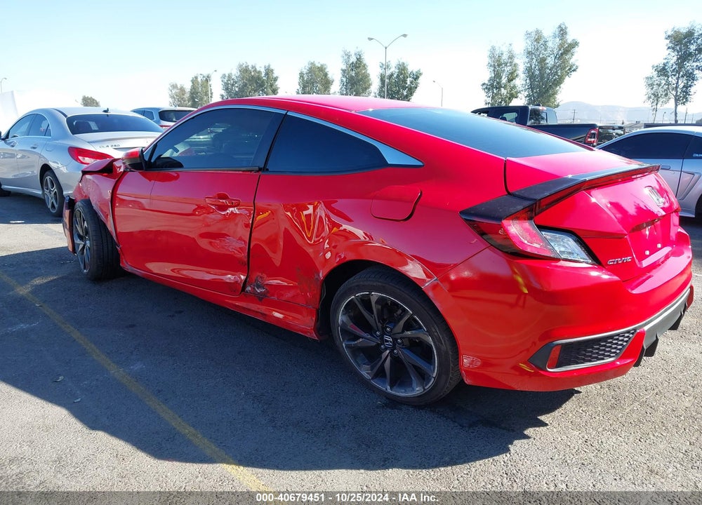 2019 HONDA CIVIC SPORT VIN: 2HGFC4B85KH306610