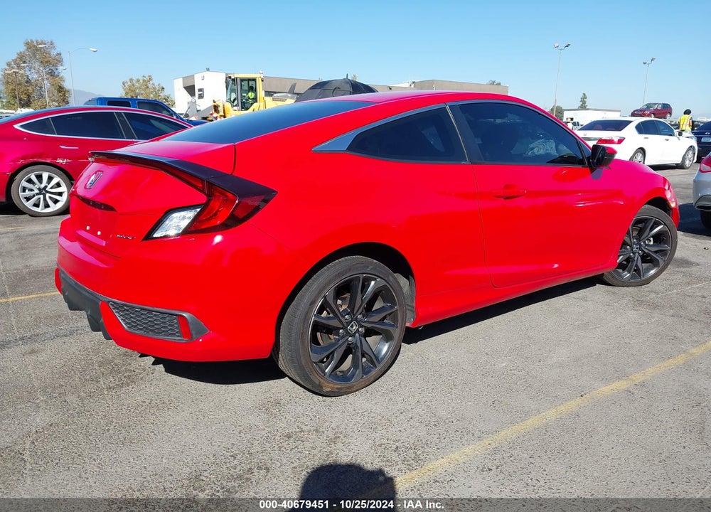 2019 HONDA CIVIC SPORT VIN: 2HGFC4B85KH306610