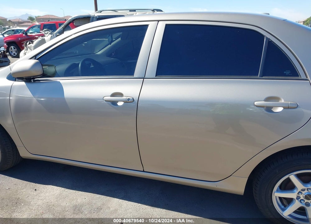 2009 TOYOTA COROLLA LE VIN: 2T1BU40E29C168337