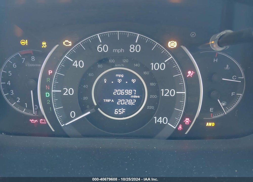 2013 HONDA CR-V EX-L VIN: 2HKRM4H7XDH674508