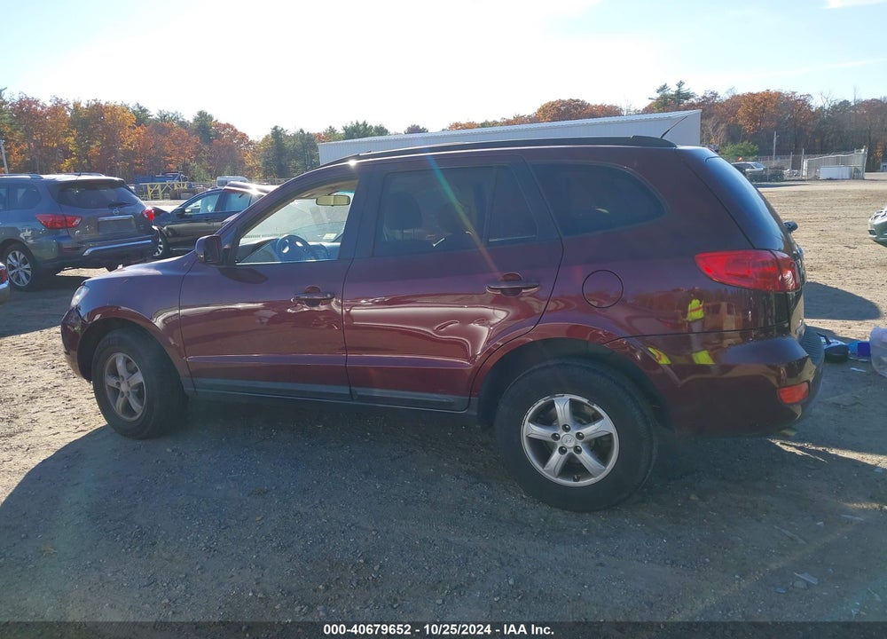 2008 HYUNDAI SANTA FE GLS VIN: 5NMSG13D88H154704