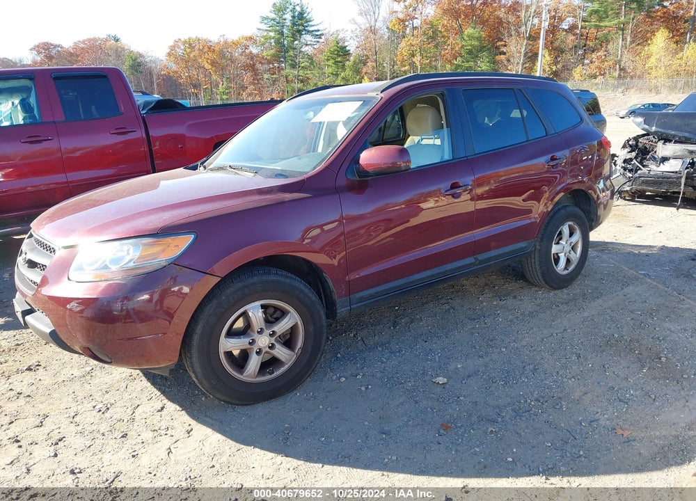 2008 HYUNDAI SANTA FE GLS VIN: 5NMSG13D88H154704