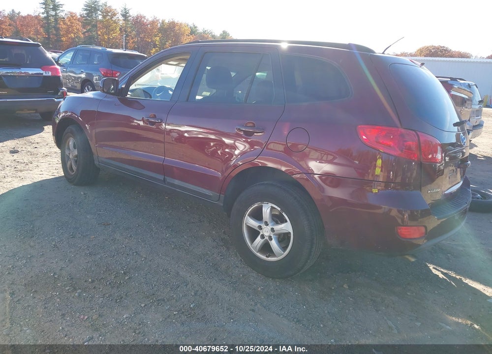 2008 HYUNDAI SANTA FE GLS VIN: 5NMSG13D88H154704