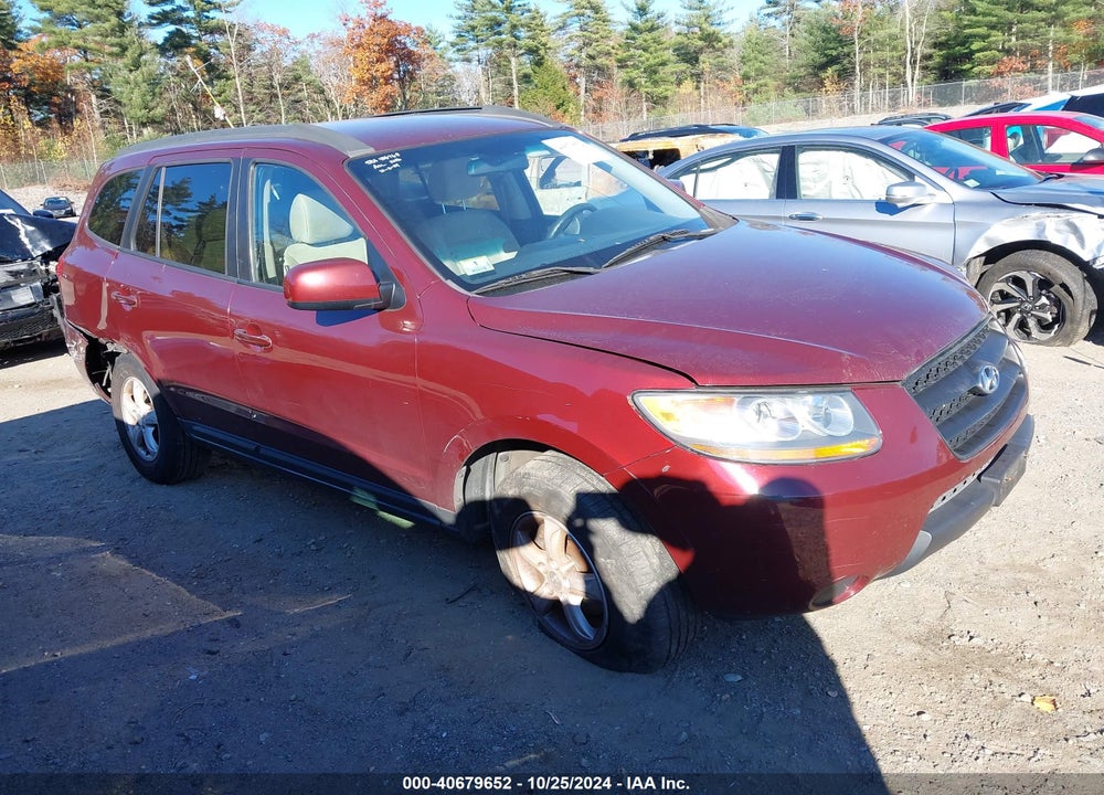 2008 HYUNDAI SANTA FE GLS VIN: 5NMSG13D88H154704