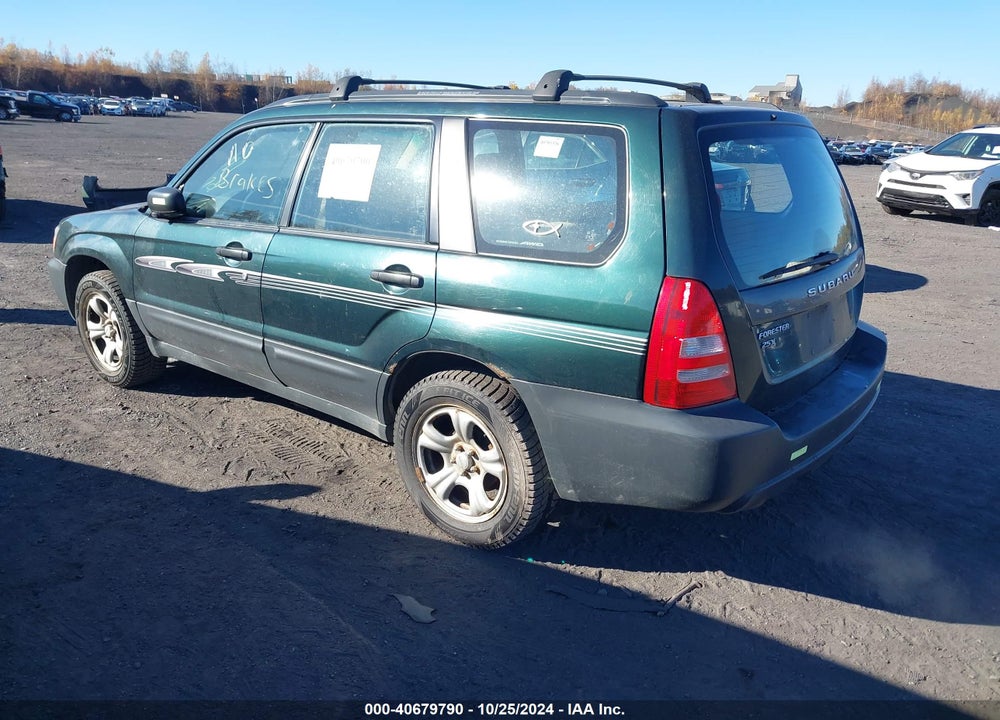 2005 SUBARU FORESTER 2.5X VIN: JF1SG63695H746128