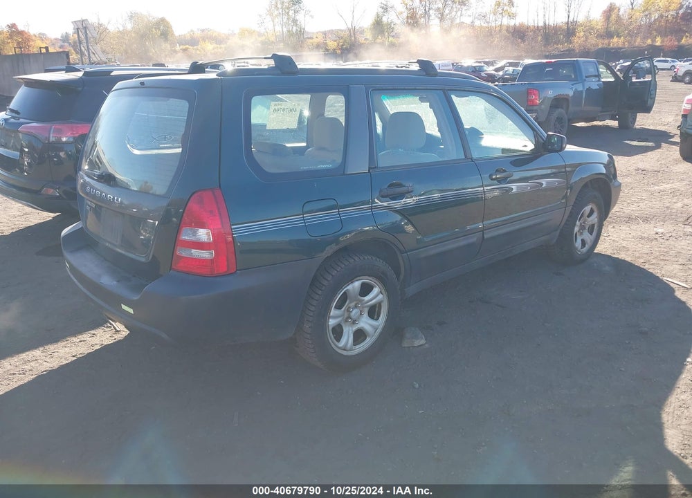 2005 SUBARU FORESTER 2.5X VIN: JF1SG63695H746128