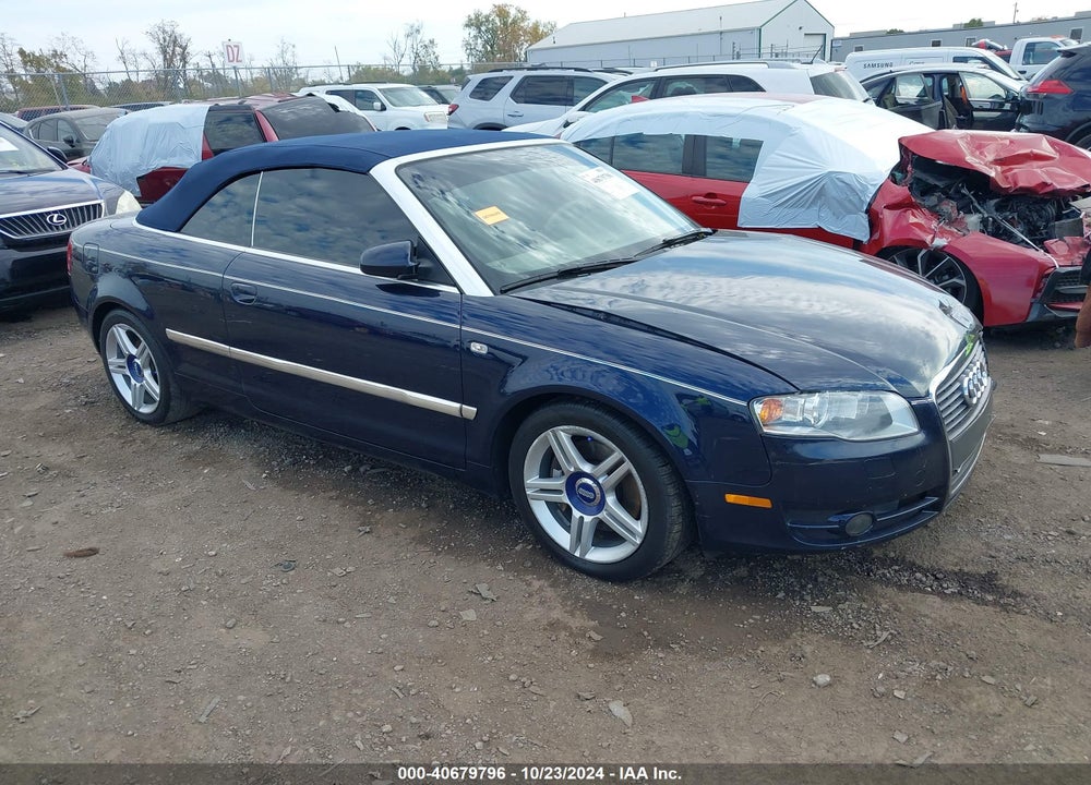 2008 AUDI A4 2.0T VIN: WAUAF48HX8K012531