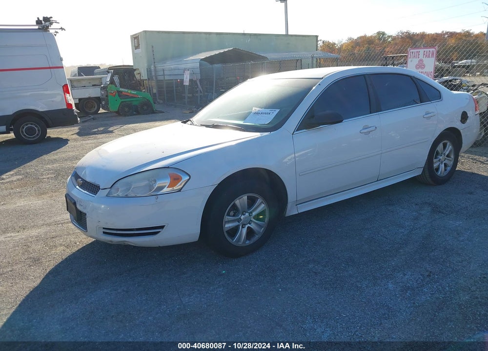 2012 CHEVROLET IMPALA LS VIN: 2G1WF5E3XC1149381