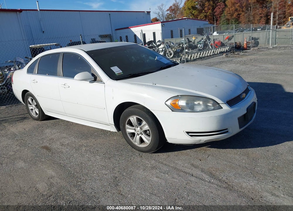 2012 CHEVROLET IMPALA LS VIN: 2G1WF5E3XC1149381