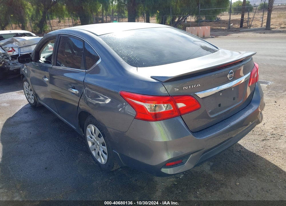 2016 NISSAN SENTRA S VIN: 3N1AB7AP1GY276659