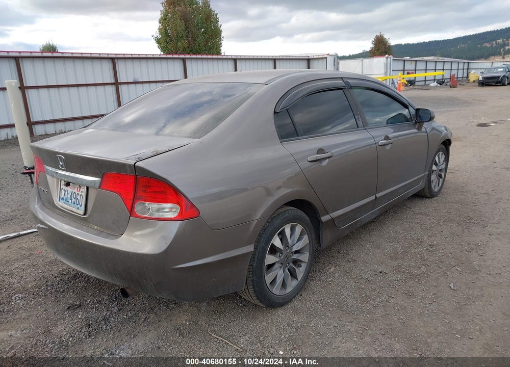 2009 HONDA CIVIC EX VIN: 1HGFA16819L004582