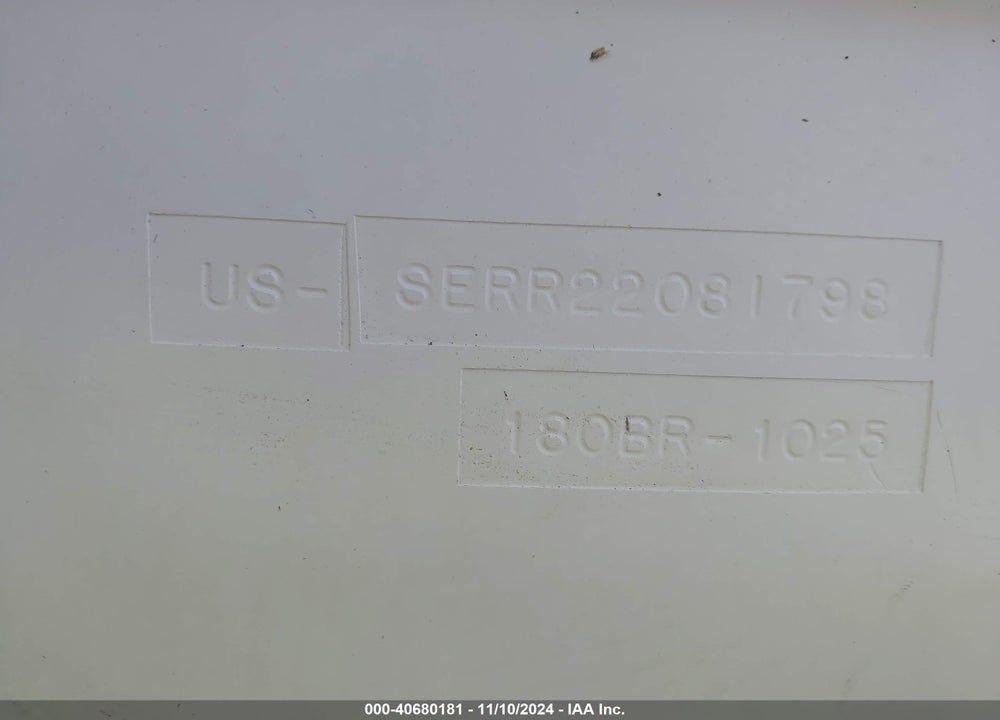 1998 SEA RAY BOAT VIN: SERR2208I798