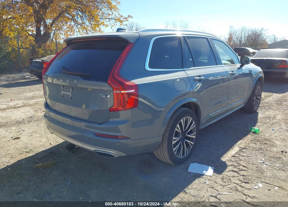 2020 VOLVO XC90 T6 MOMENTUM 6 PASSENGER VIN: YV4A221K4L1539260