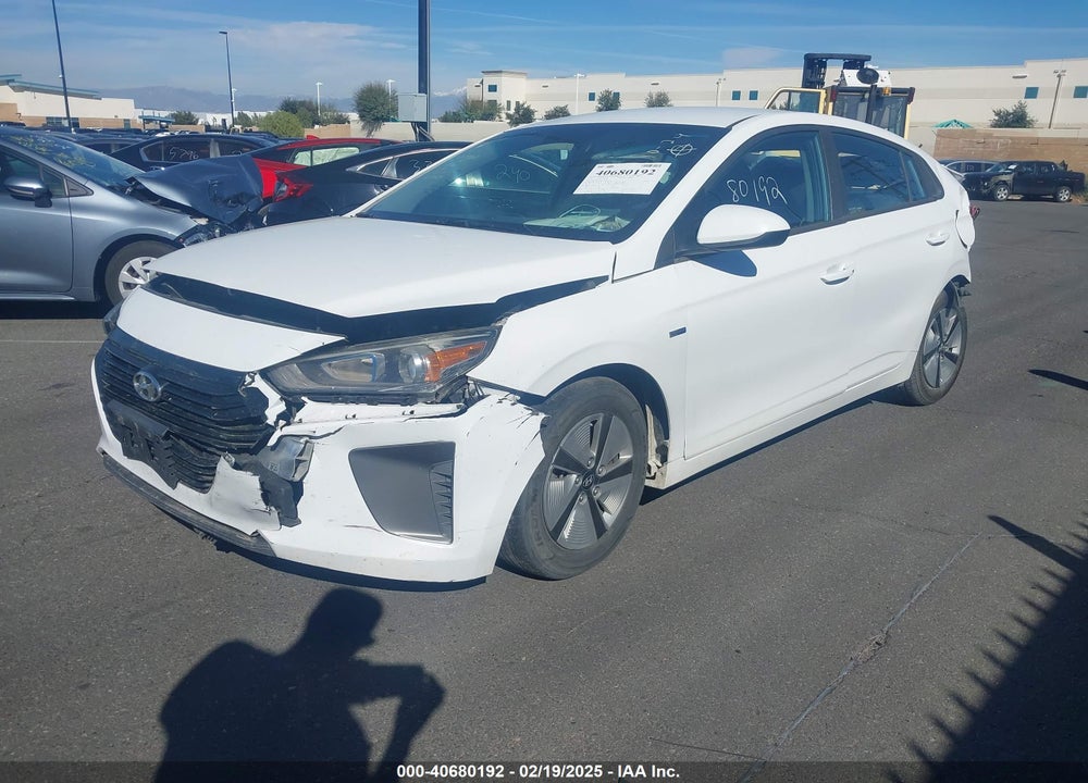 2019 HYUNDAI IONIQ HYBRID BLUE VIN: KMHC65LC8KU176350