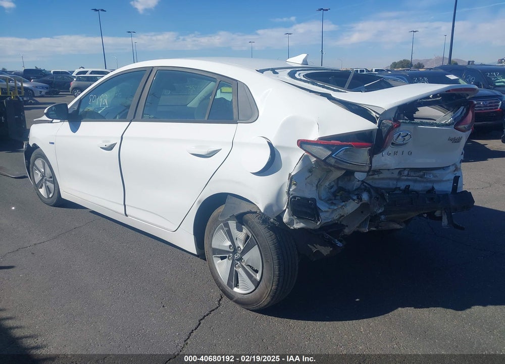 2019 HYUNDAI IONIQ HYBRID BLUE VIN: KMHC65LC8KU176350