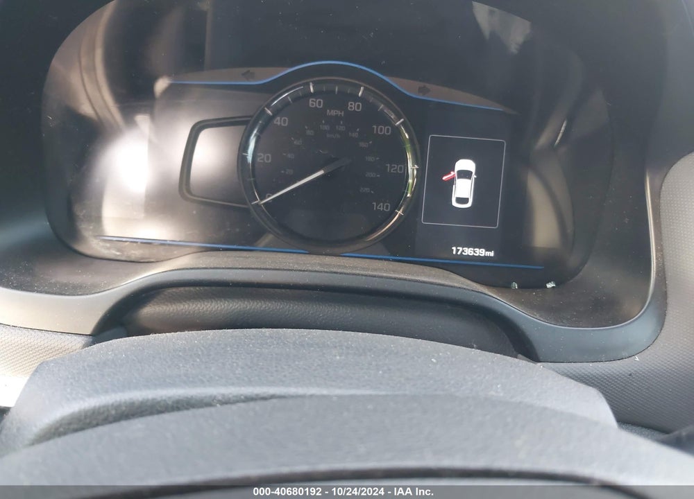 2019 HYUNDAI IONIQ HYBRID BLUE VIN: KMHC65LC8KU176350