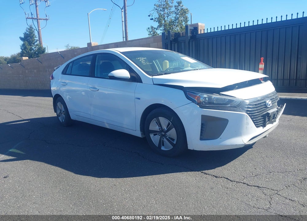 2019 HYUNDAI IONIQ HYBRID BLUE VIN: KMHC65LC8KU176350