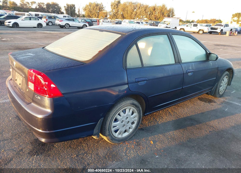 2005 HONDA CIVIC LX VIN: 2HGES16565H581128