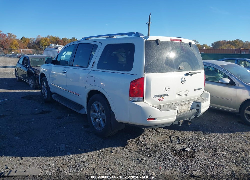 2011 NISSAN ARMADA PLATINUM VIN: 5N1AA0NE8BN604967