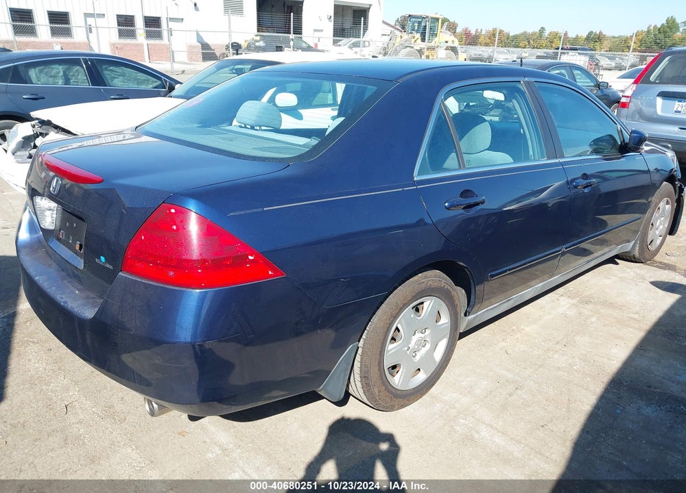 2006 HONDA ACCORD 2.4 LX VIN: 1HGCM56406A164412