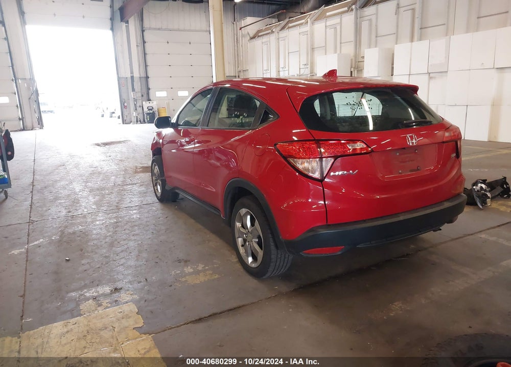 2018 HONDA HR-V LX VIN: 3CZRU6H3XJG703545