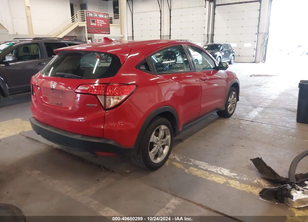 2018 HONDA HR-V LX VIN: 3CZRU6H3XJG703545