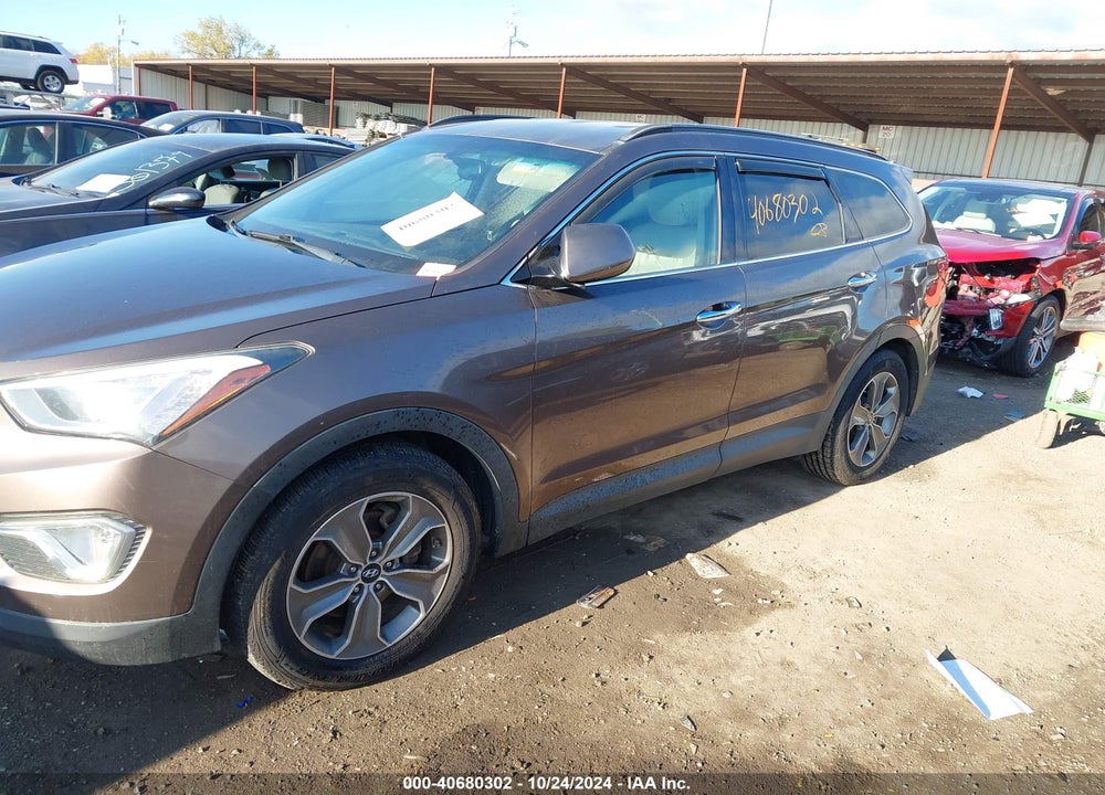 2015 HYUNDAI SANTA FE GLS VIN: KM8SMDHF2FU112020