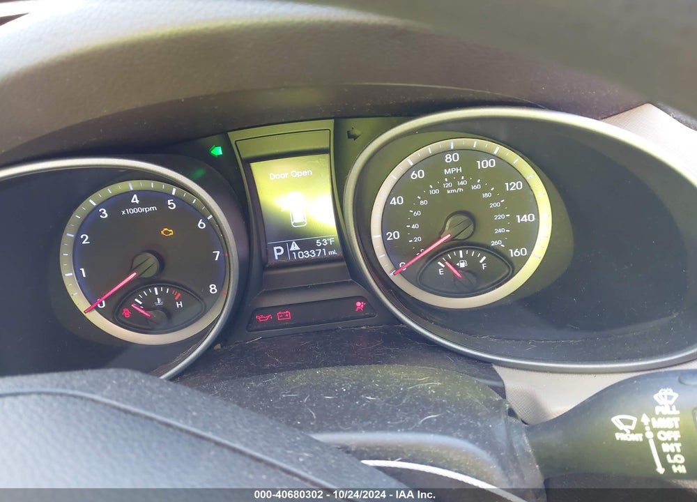 2015 HYUNDAI SANTA FE GLS VIN: KM8SMDHF2FU112020