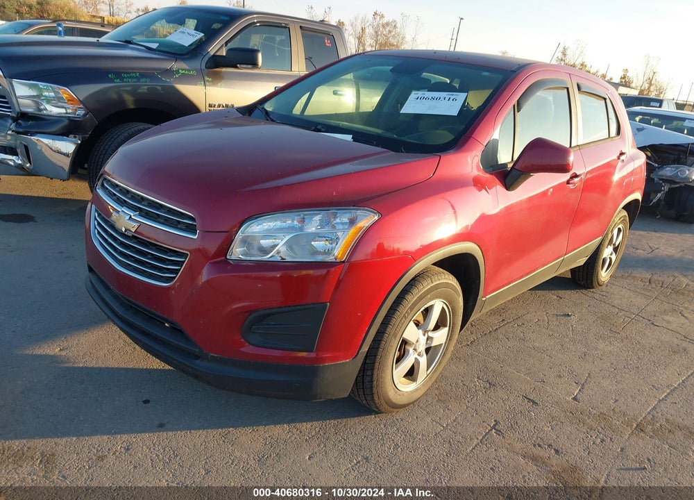 2015 CHEVROLET TRAX 1LS VIN: KL7CJPSB8FB084306
