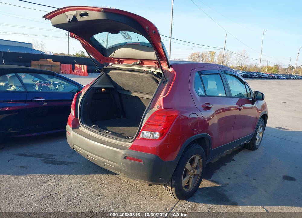 2015 CHEVROLET TRAX 1LS VIN: KL7CJPSB8FB084306
