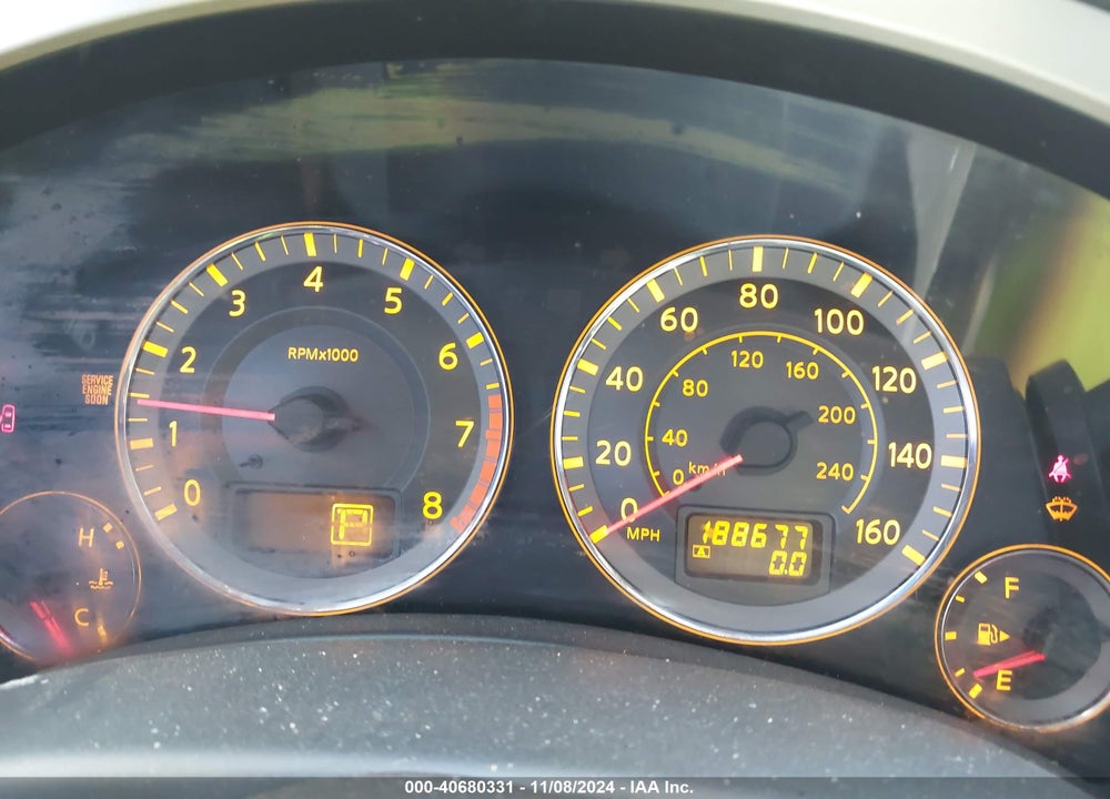 2008 INFINITI FX35 VIN: JNRAS08U38X101252