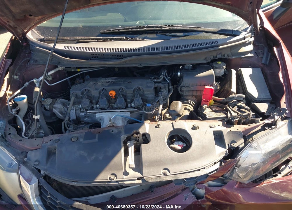 2013 HONDA CIVIC LX VIN: 19XFB2F58DE256743