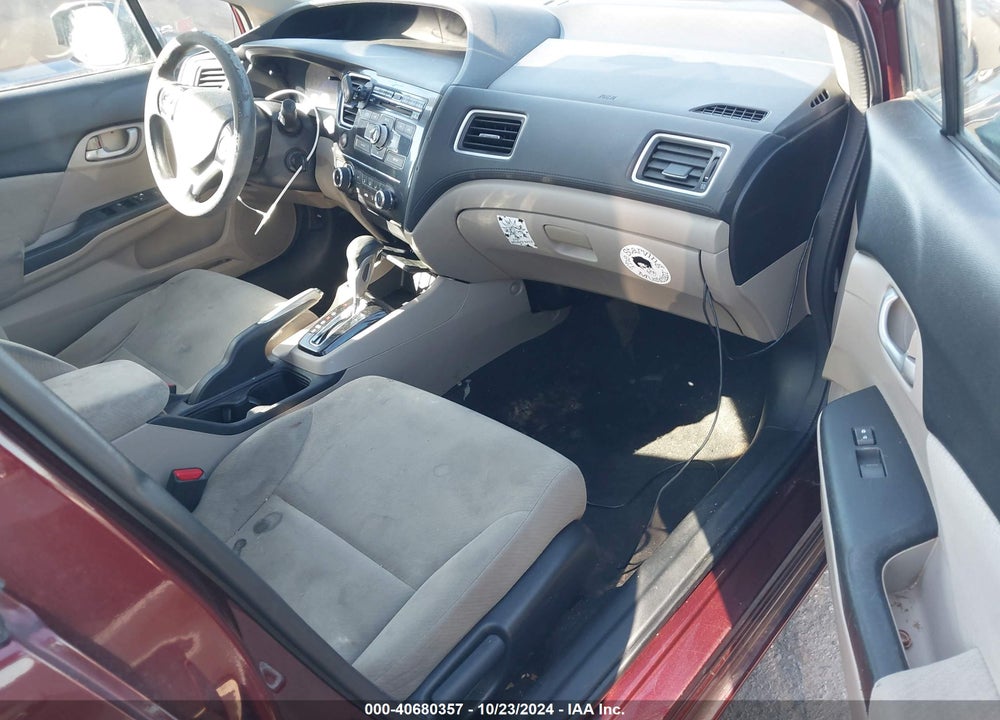 2013 HONDA CIVIC LX VIN: 19XFB2F58DE256743